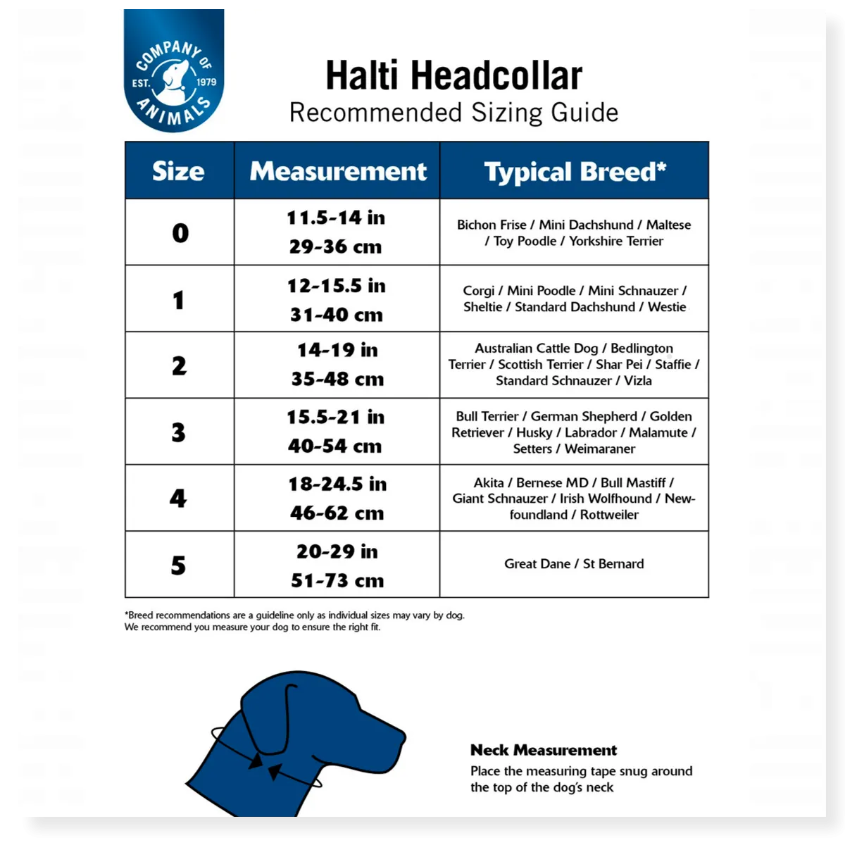 Halti Dog Head Collar