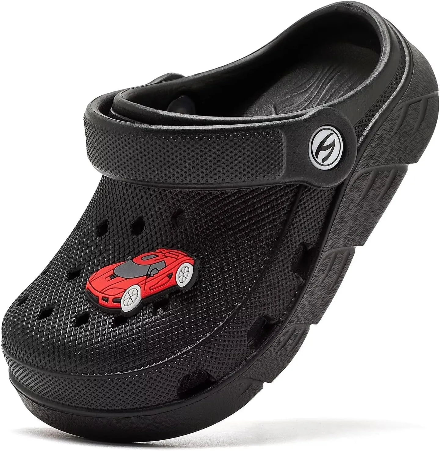 HOBIBEAR Kid's Girls Boys Clogs Garden Shoes Toddler Cartoon Slides Sandals