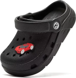 HOBIBEAR Kid's Girls Boys Clogs Garden Shoes Toddler Cartoon Slides Sandals