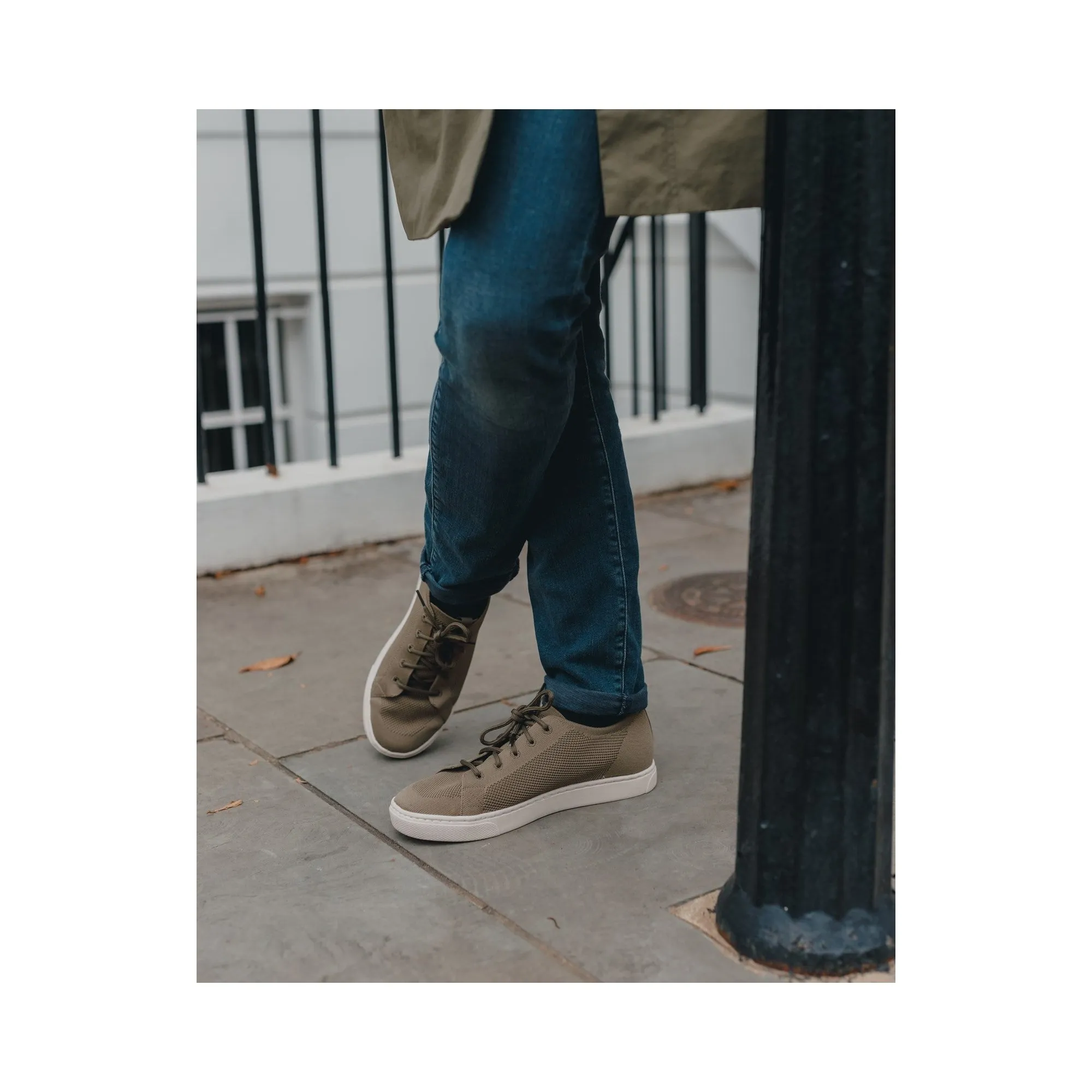 Hush Puppies Good Mens Sneaker - Olive
