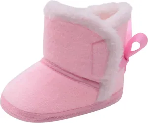 Infant Girls Prewalker Snow Shoes Baby Winter Warm Boys Boots Toddler -Slip Baby Shoes Toddler Dress Shoes