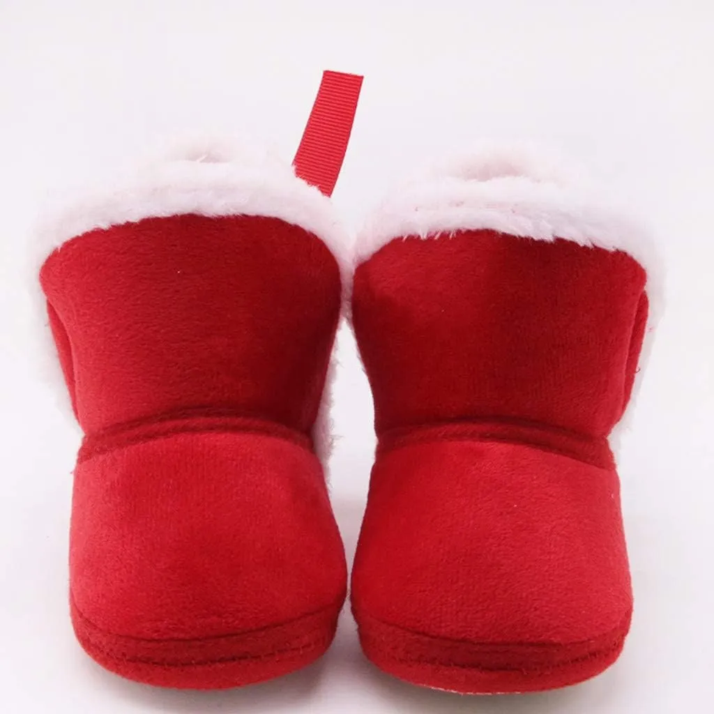 Infant Girls Prewalker Snow Shoes Baby Winter Warm Boys Boots Toddler -Slip Baby Shoes Toddler Dress Shoes