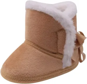 Infant Girls Prewalker Snow Shoes Baby Winter Warm Boys Boots Toddler -Slip Baby Shoes Toddler Dress Shoes