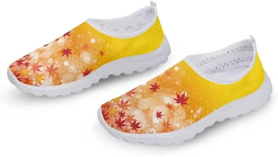 Jeiento Non Slip Running Shoes for Women Men,Thanksgiving Shoes,Lightweight Breathable Comfort Footwear Trainers Mesh Shoes