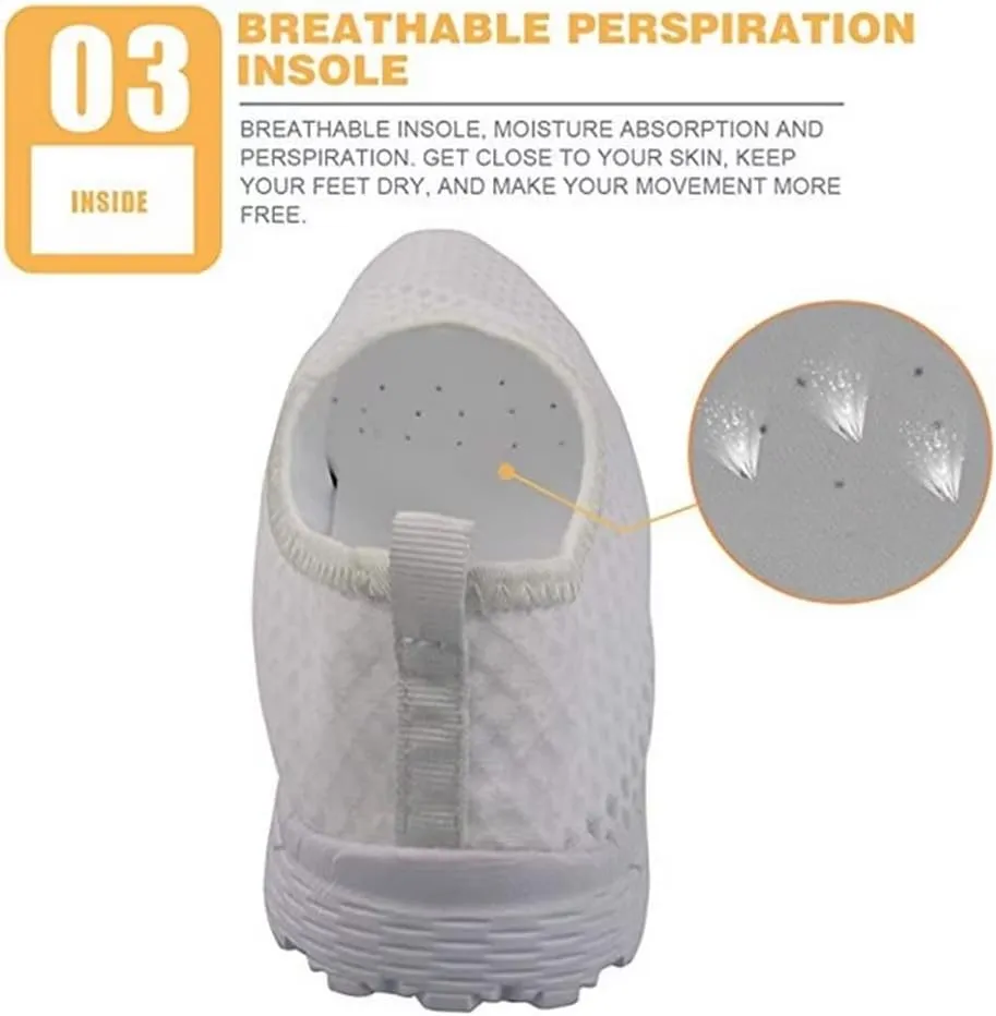 Jeiento Non Slip Running Shoes for Women Men,Thanksgiving Shoes,Lightweight Breathable Comfort Footwear Trainers Mesh Shoes
