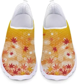 Jeiento Non Slip Running Shoes for Women Men,Thanksgiving Shoes,Lightweight Breathable Comfort Footwear Trainers Mesh Shoes