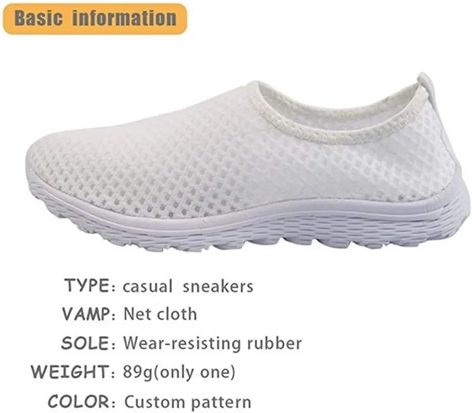 Jeiento Non Slip Running Shoes for Women Men,Thanksgiving Shoes,Lightweight Breathable Comfort Footwear Trainers Mesh Shoes