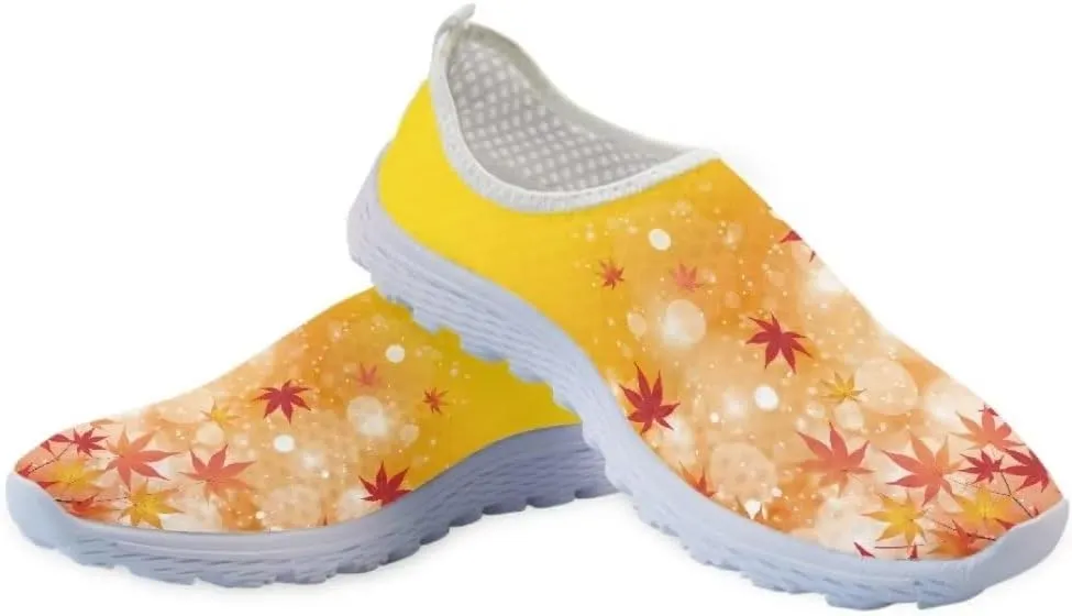 Jeiento Non Slip Running Shoes for Women Men,Thanksgiving Shoes,Lightweight Breathable Comfort Footwear Trainers Mesh Shoes