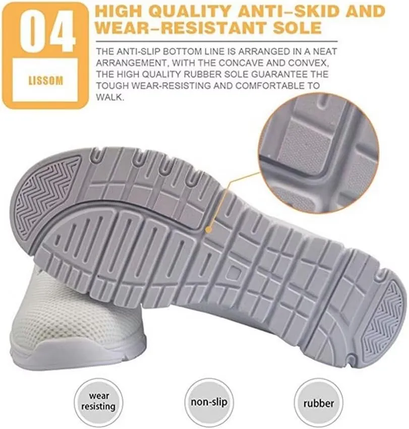 Jeiento Outdoor Running Sneaker for Women Men Lightweight Walking Shoes Breathable Mesh Footwear Unisex Adult Trainers DailyShoes