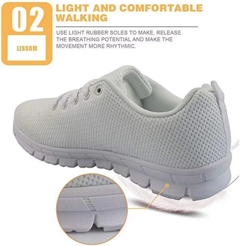 Jeiento Outdoor Running Sneaker for Women Men Lightweight Walking Shoes Breathable Mesh Footwear Unisex Adult Trainers DailyShoes