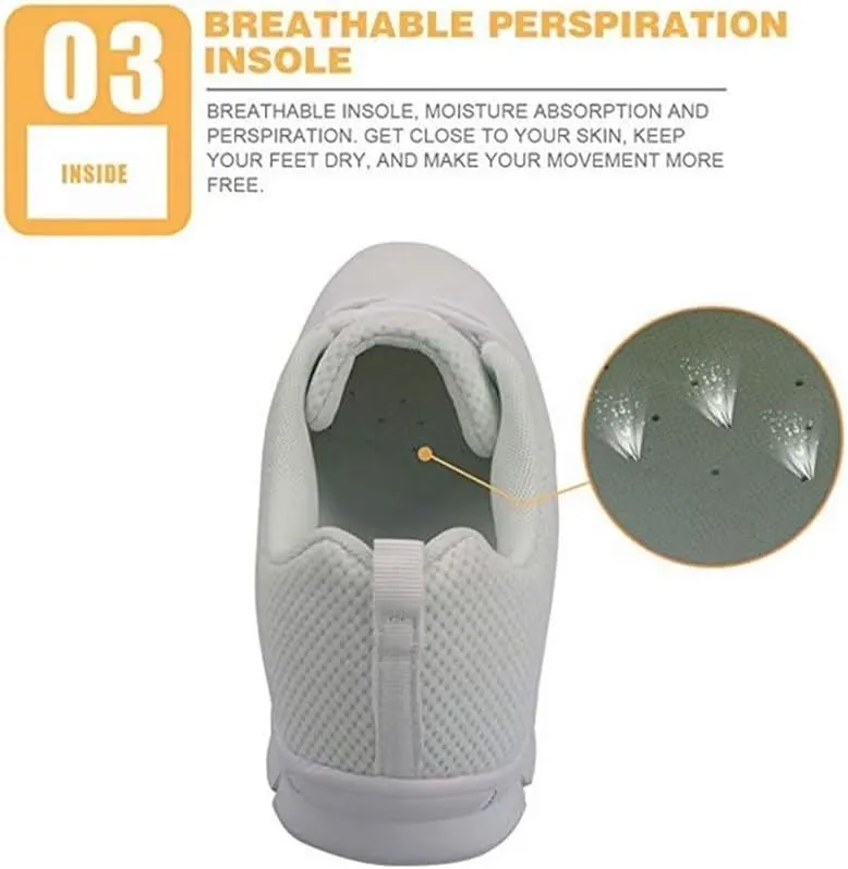 Jeiento Outdoor Running Sneaker for Women Men Lightweight Walking Shoes Breathable Mesh Footwear Unisex Adult Trainers DailyShoes