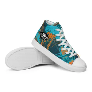 Jellyfish Mens high top canvas shoes