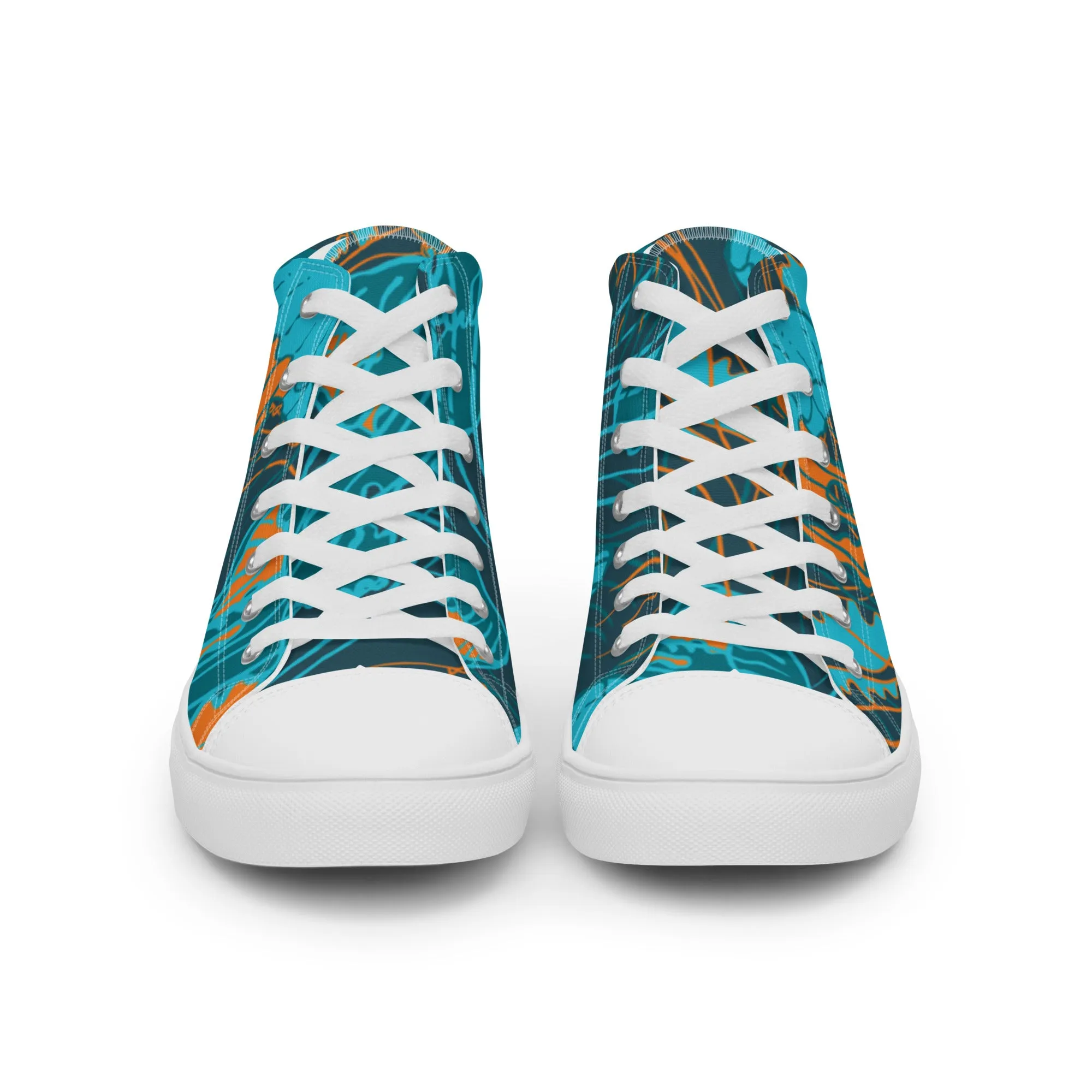 Jellyfish Mens high top canvas shoes