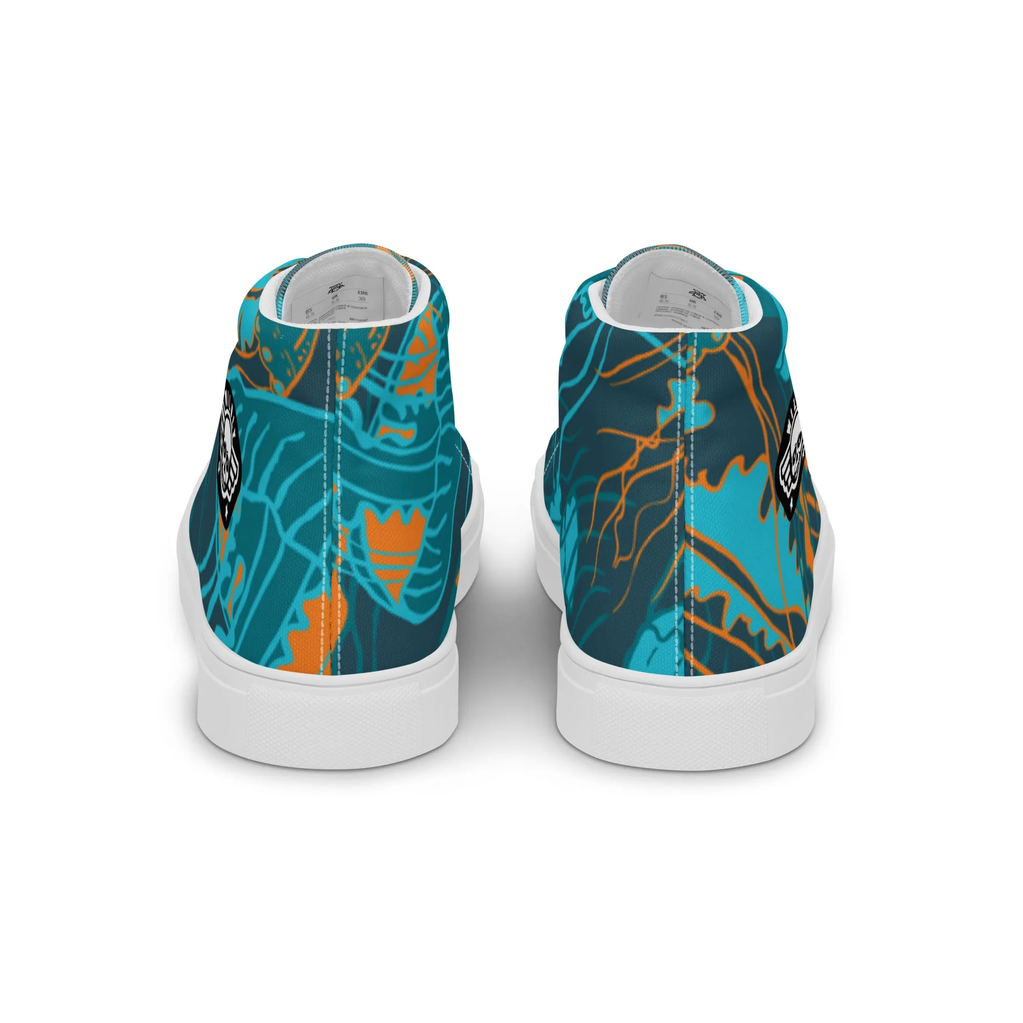 Jellyfish Mens high top canvas shoes