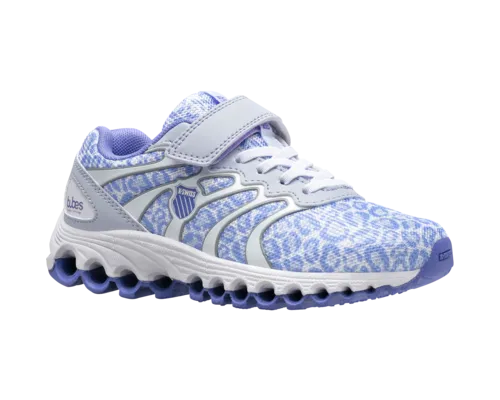 K-Swiss Kids Tubes 200 Strap Xenon Blue Leopard Shoes