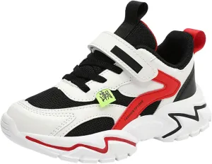 Kids Comfortable Basketball Shoes Toddler Boys Girls Air Cushion Sneakers Mid Top Training Sneakers Non-Slip Sports Shoes