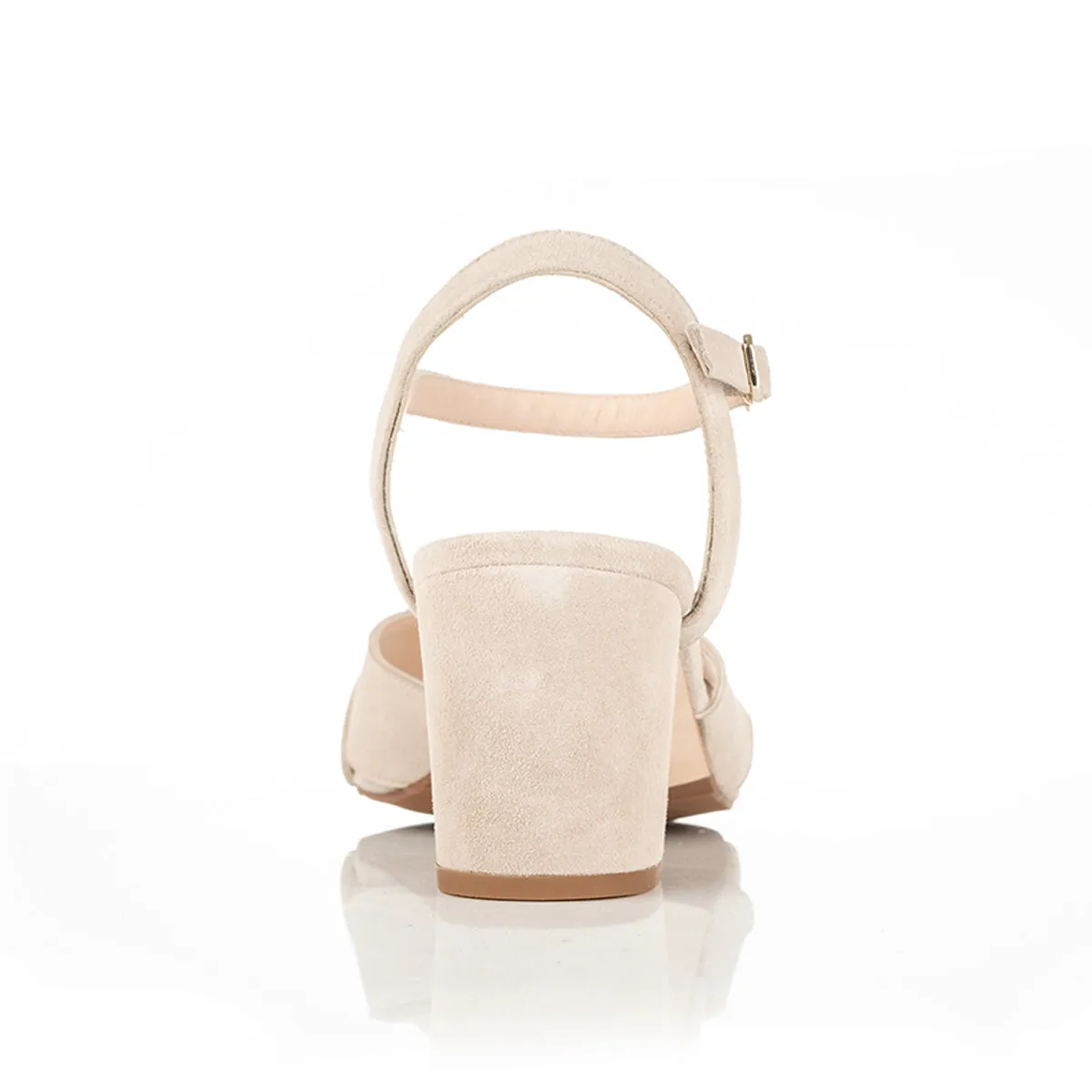 Krista - Extra-Wide Fit Sandal - Sand Suede