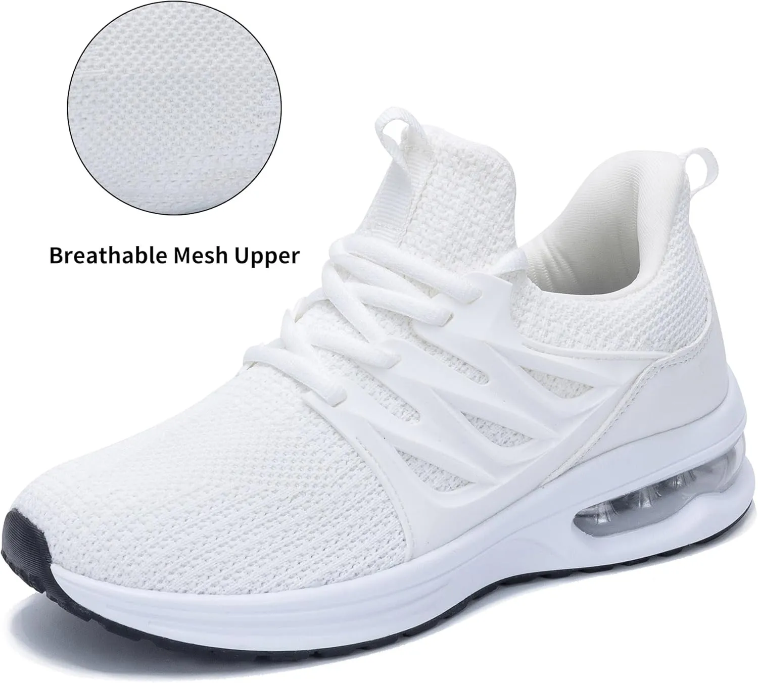 MAFEKE Womens Air Running Shoes Tennis Walking Sneakers Athletic Sport Shoes Lightweight Slip On Footwear for Gym Jogging Size 5.5-11