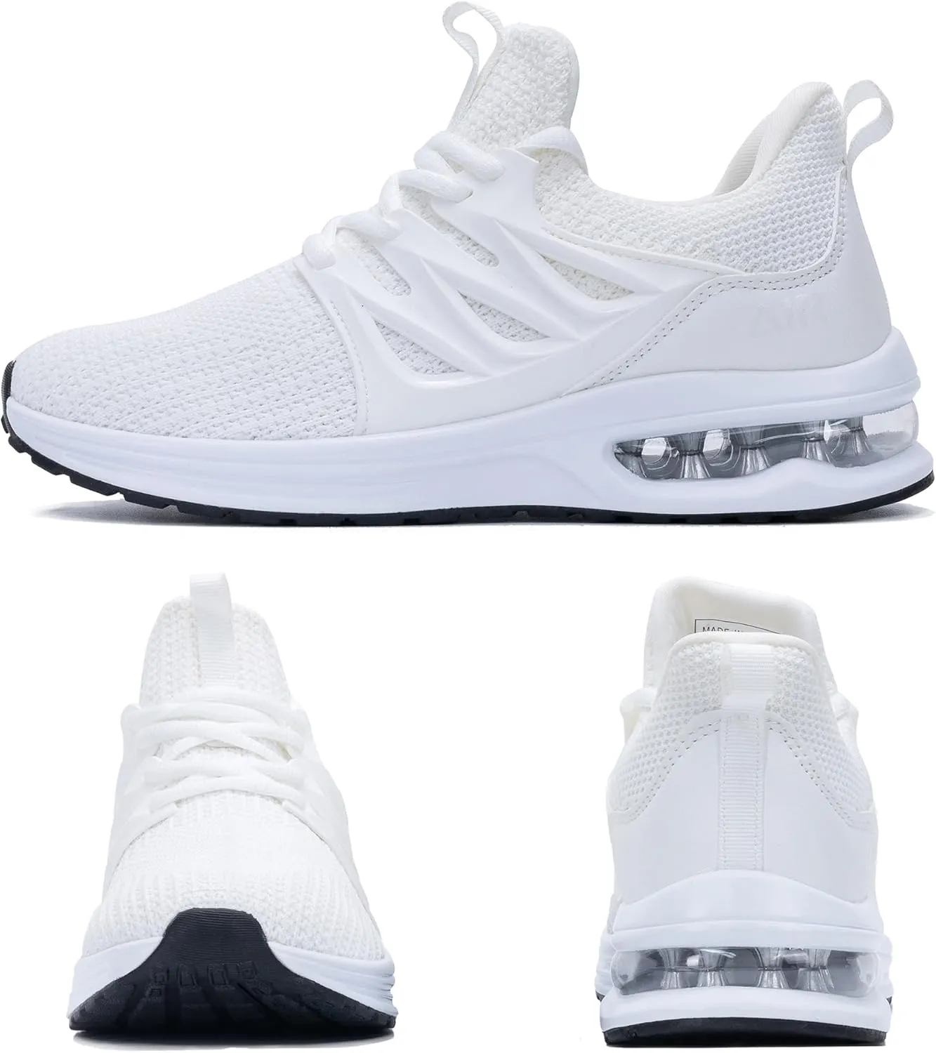 MAFEKE Womens Air Running Shoes Tennis Walking Sneakers Athletic Sport Shoes Lightweight Slip On Footwear for Gym Jogging Size 5.5-11