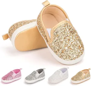 Meckior Infant Baby Girls Boys Canvas Shoes Soft Sole Toddler Slip On Newborn Crib Moccasins Casual Sneaker Austin Boy's Flat Lazy Loafers First Walkers Skate Shoe