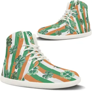 Men's Hi Top Barefoot Shoes | Wide Wide Toe Box Fashion Sneaker | Zero Drop Workout Walking Hiking Running Tennis Sneaker US 6-13.5