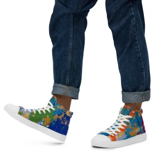 Mens High Top Canvas Shoes 201