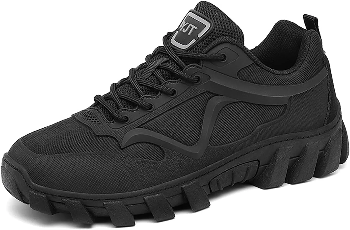 Men's Mesh Lace-Up Lightweight Outdoor Hiking Shoes Comfort Breathable Slip-On Non Slip Running Shoes Outdoor Casual Gym Tennis Sneakers