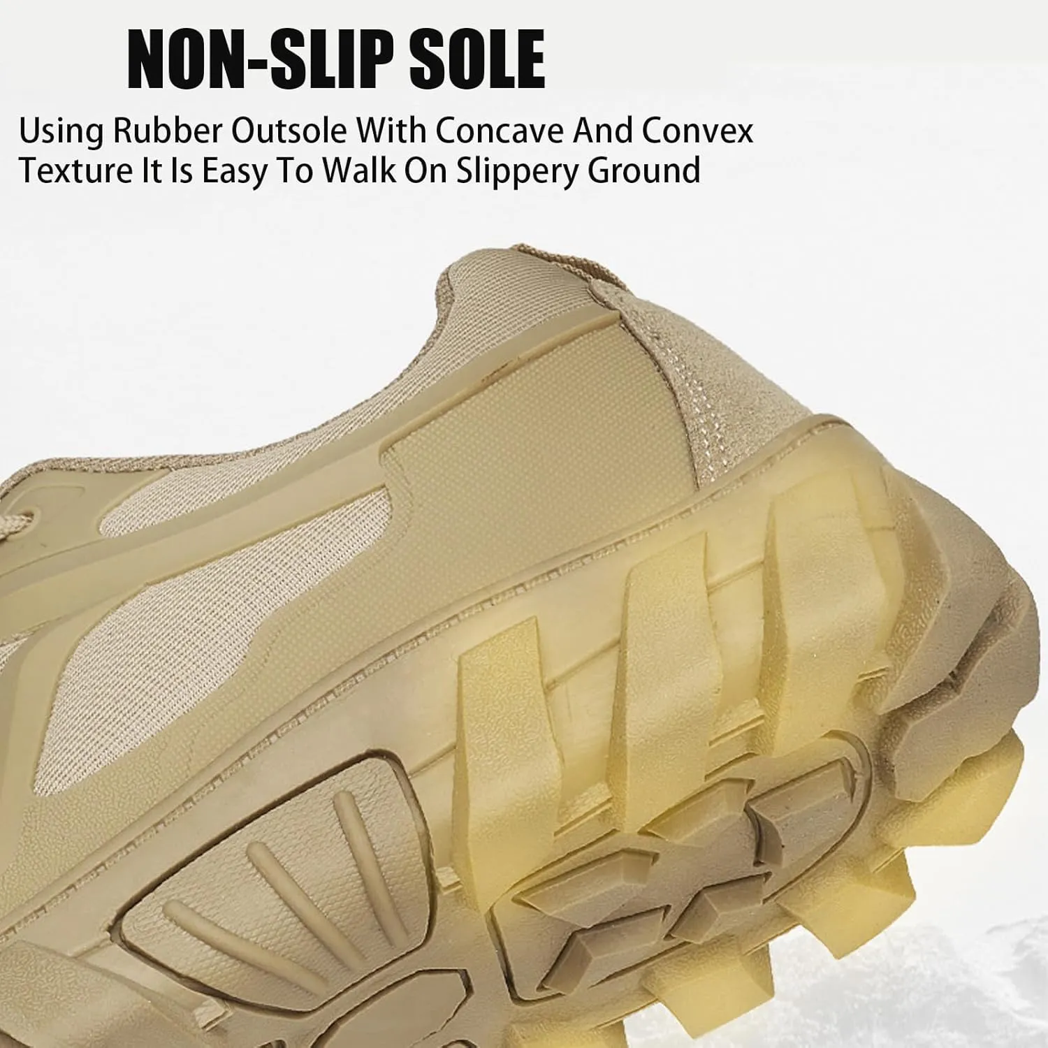 Men's Mesh Lace-Up Lightweight Outdoor Hiking Shoes Comfort Breathable Slip-On Non Slip Running Shoes Outdoor Casual Gym Tennis Sneakers