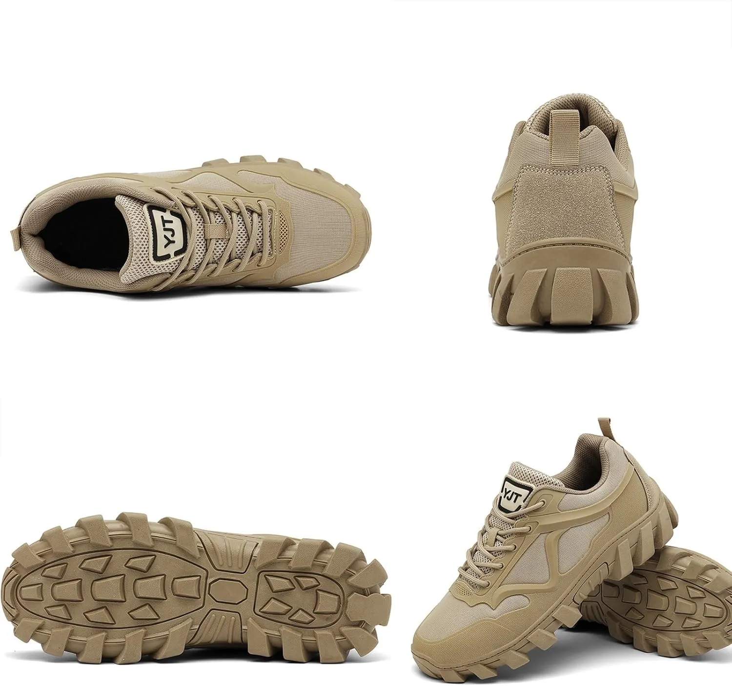 Men's Mesh Lace-Up Lightweight Outdoor Hiking Shoes Comfort Breathable Slip-On Non Slip Running Shoes Outdoor Casual Gym Tennis Sneakers