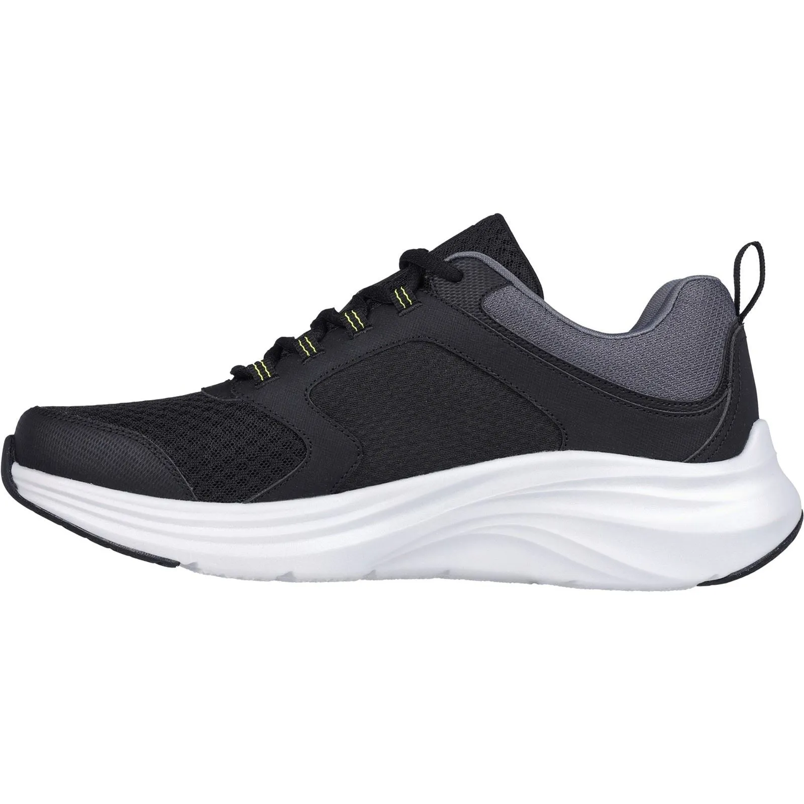 Men's Wide Fit Skechers 232628 Vapor Foam Trainers - Black/Lime