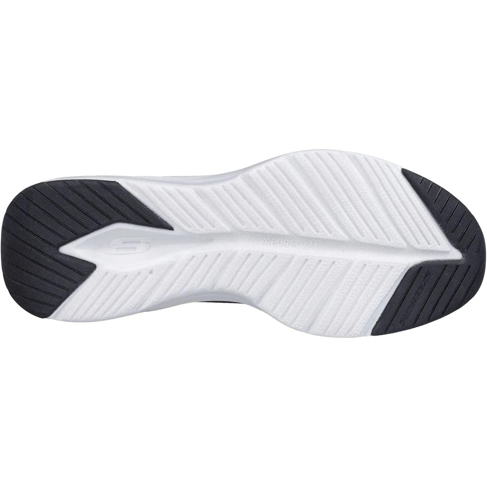 Men's Wide Fit Skechers 232628 Vapor Foam Trainers - Black/Lime