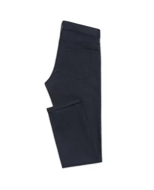 Olimpias Navy Heavy Cotton Twill Stretch