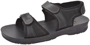 Paragon Men's Black PU Sandals (10)