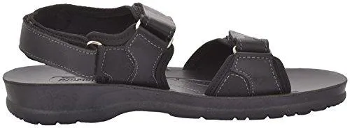Paragon Men's Black PU Sandals (10)