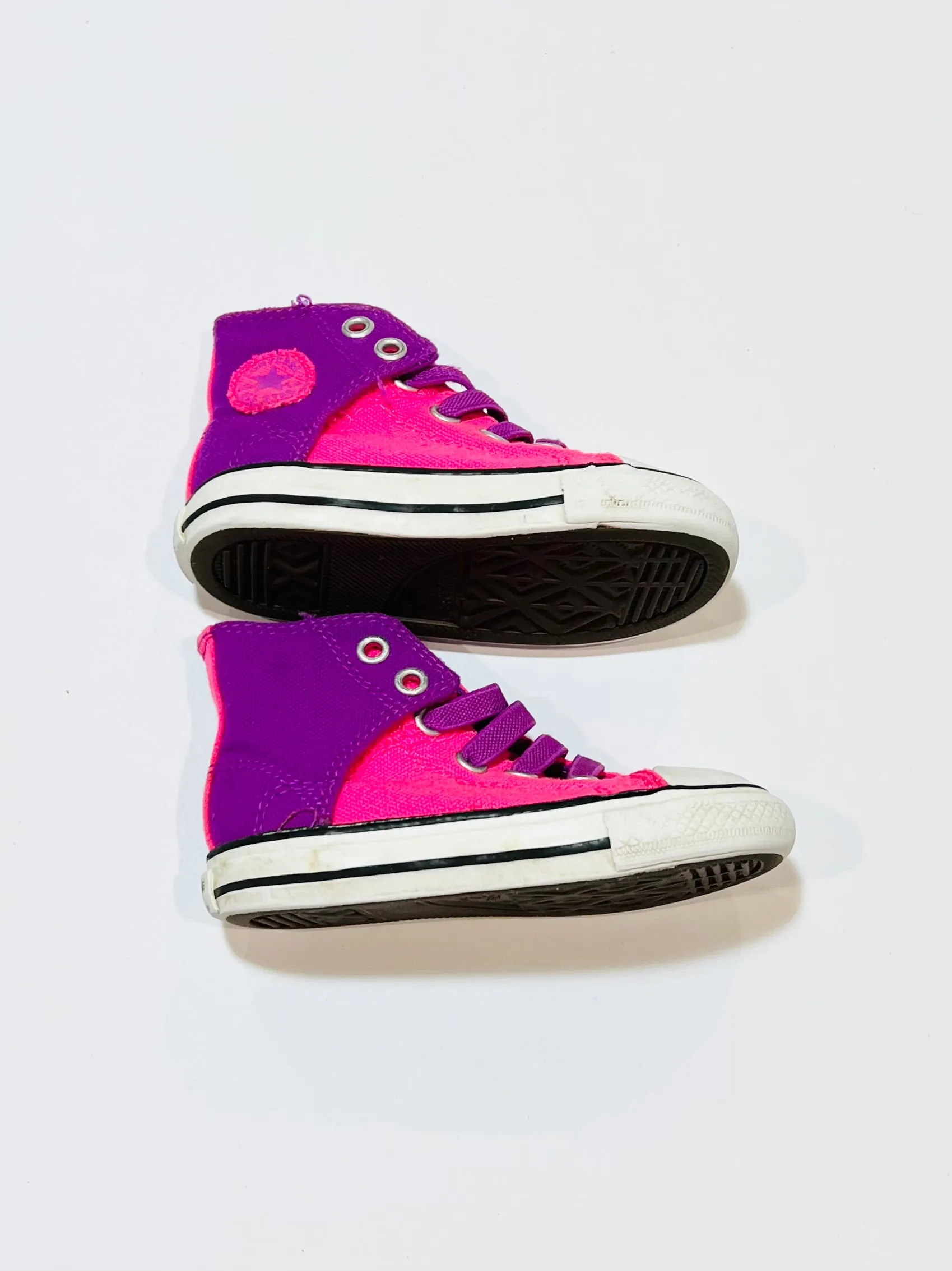 Pink high top Chucks - Size US6