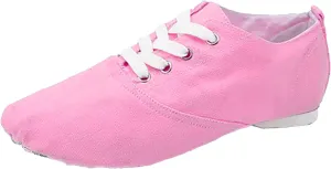 PU Leather Jazz Shoe Slip On Dance Shoes Soft Soled Ballet Training for Girls Boys (Toddler/Little Kid/Big Kid)