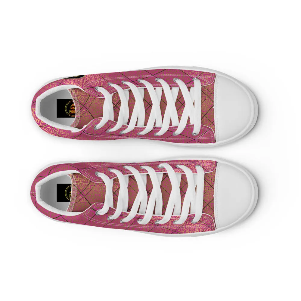 RBG Pink Mandalas High Top (Women)