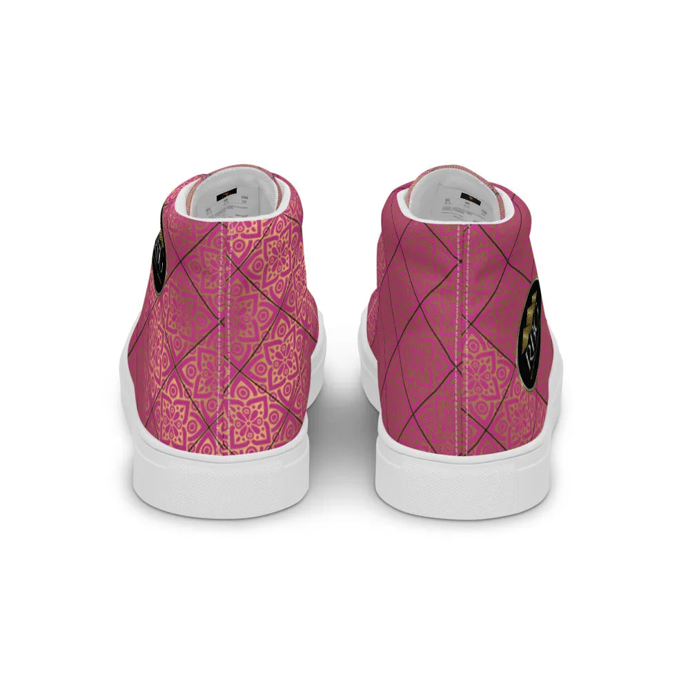 RBG Pink Mandalas High Top (Women)