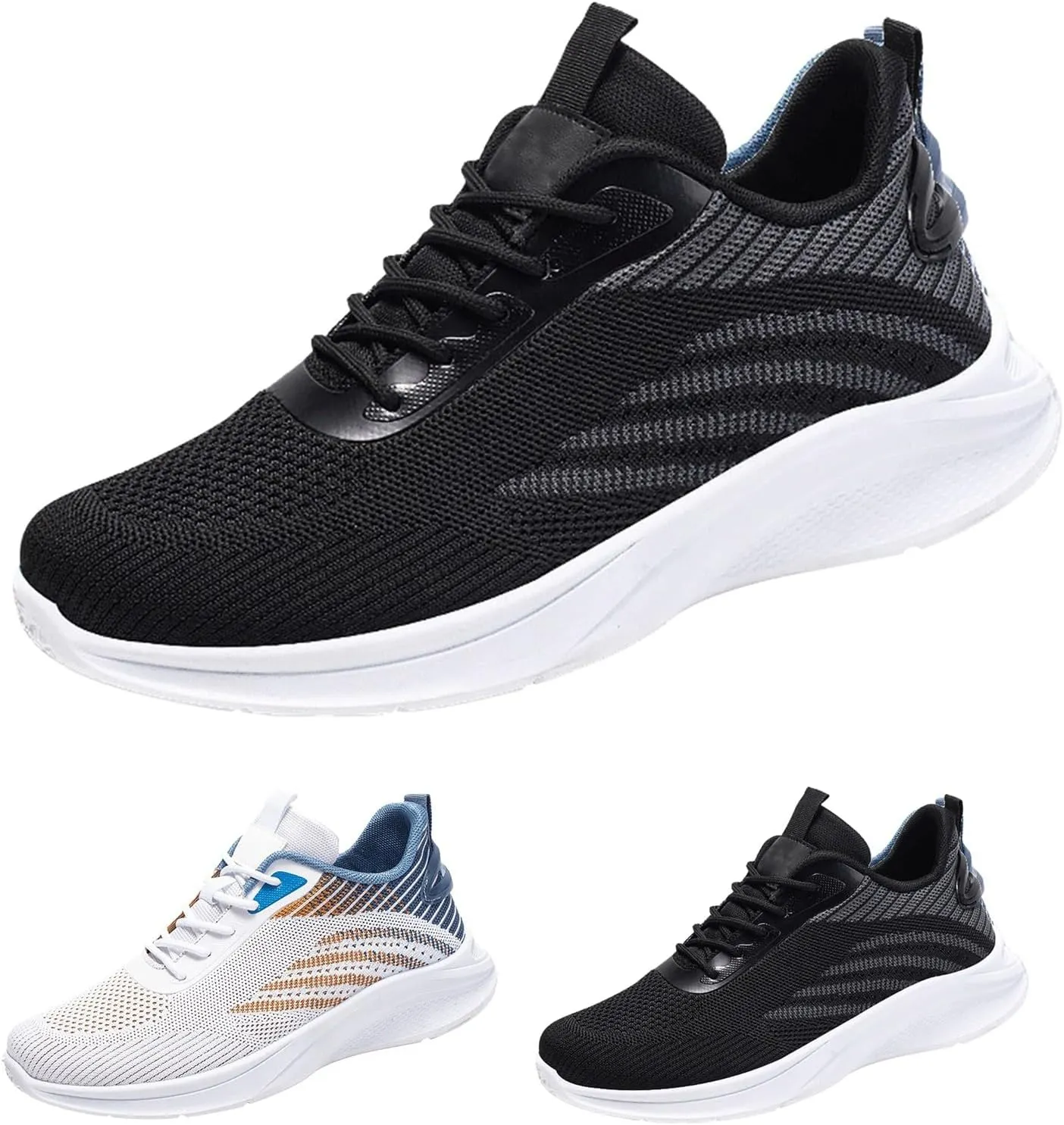 Slip on Casual Walking Shoes Workout Jogger Running Shoes Gym Fashion Sneakers for Men Women Breathable-Lightweight-Comfortable