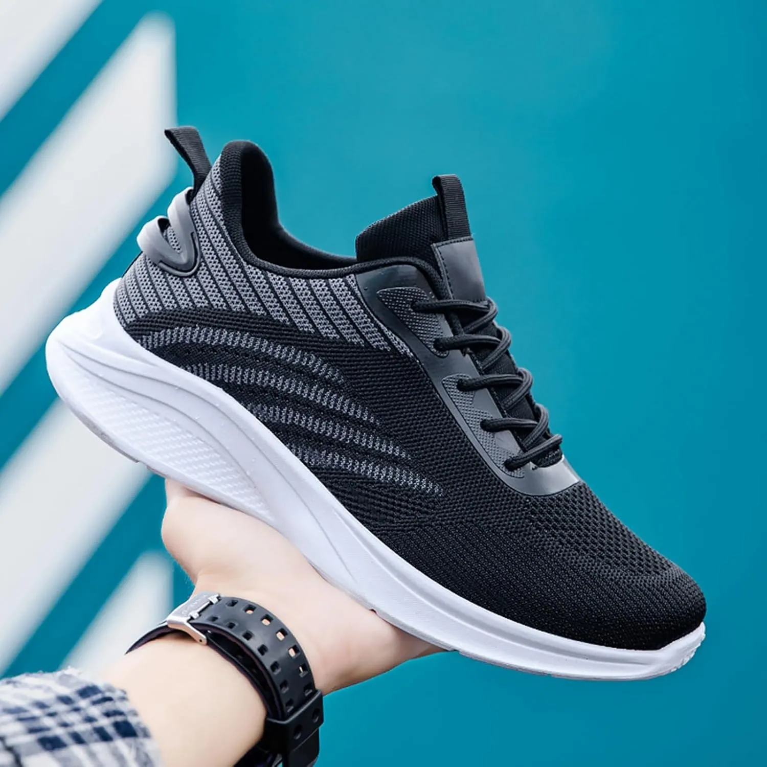 Slip on Casual Walking Shoes Workout Jogger Running Shoes Gym Fashion Sneakers for Men Women Breathable-Lightweight-Comfortable