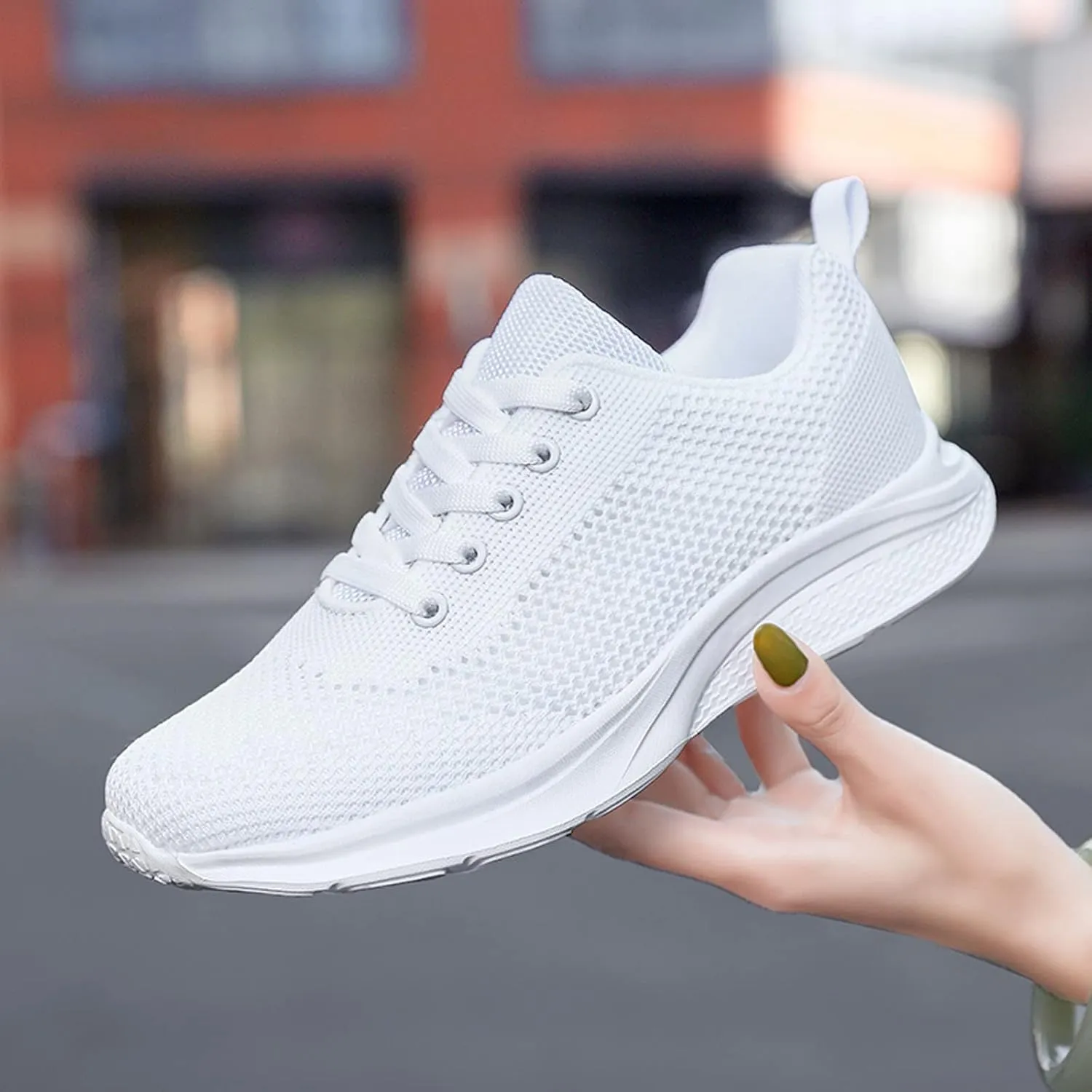 Sneakers for Women Running Shoes Fashion Walking Lace Up Tennis Shoes Men Sport Men's Shoes Casual Chunky Sneakers Black Tennis Shoe Trainers Shoe