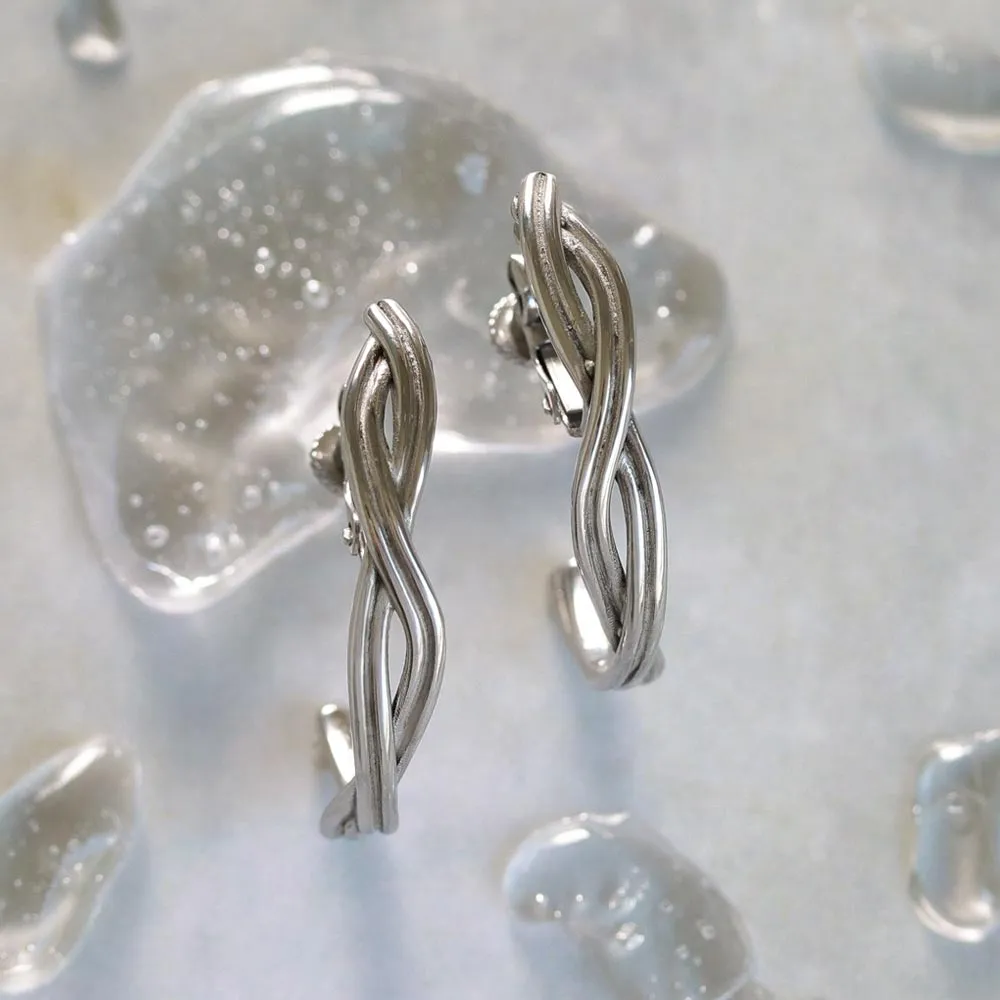 Surgical Steel Cross Clip Ons