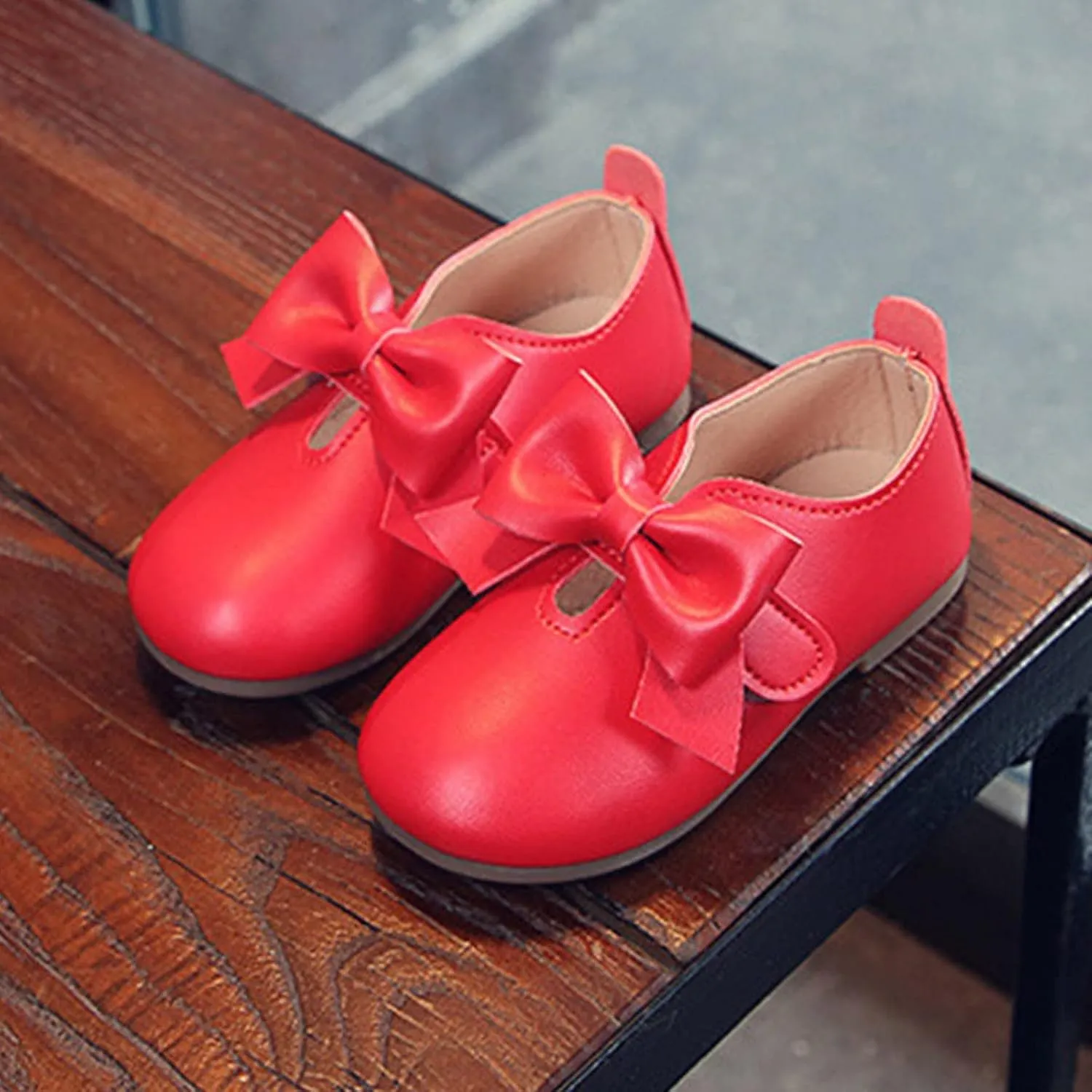 Tall Boots for Girls Fashion Autumn Girls Casual Shoes Flat Light Hook Loop Solid Color Bow Simple Riding Boots Girl