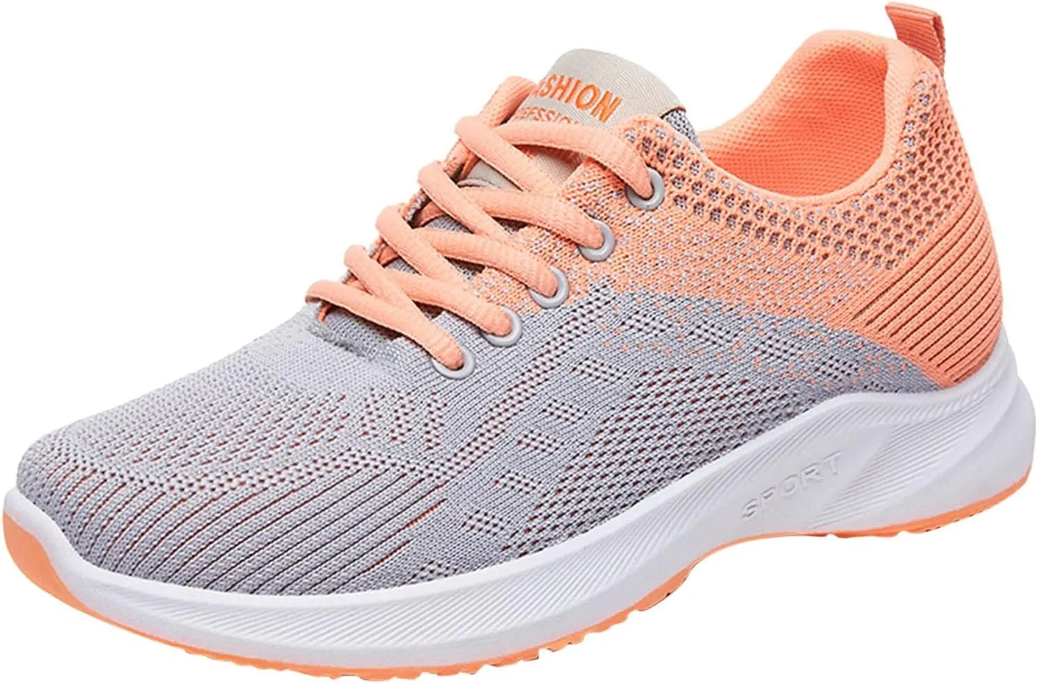 Tennis Shoes Womens Lightweight Comfortable Lace up Womens Running Shoes Wide Width Casual Shoes White Sneakers Brown Tennis Shoe Cross Trainer Shoe