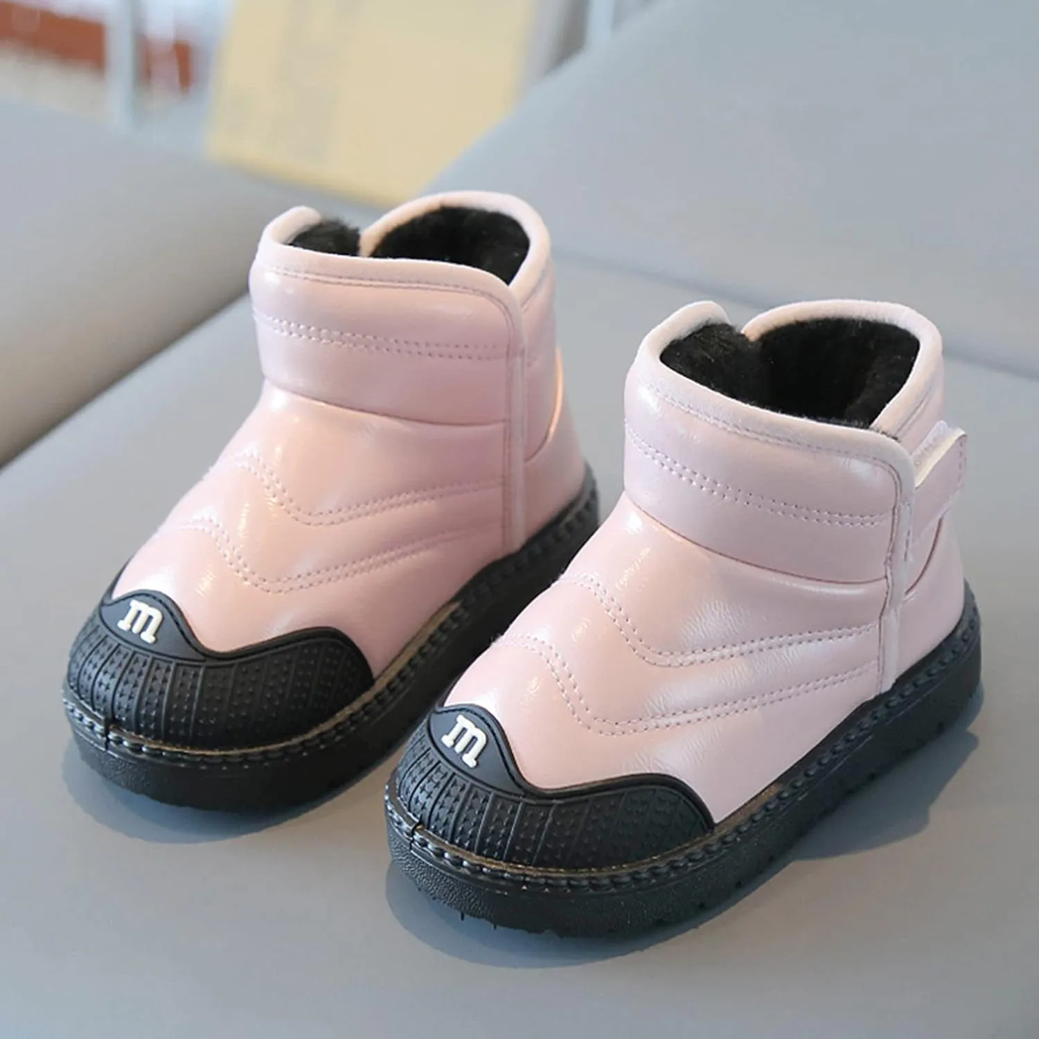 Toddler Boots for Girls Tan Baby Shoes Toddler Boots Fashion Soft Bottom Toddler Shoes Plus Girls Snow Boot Size 13