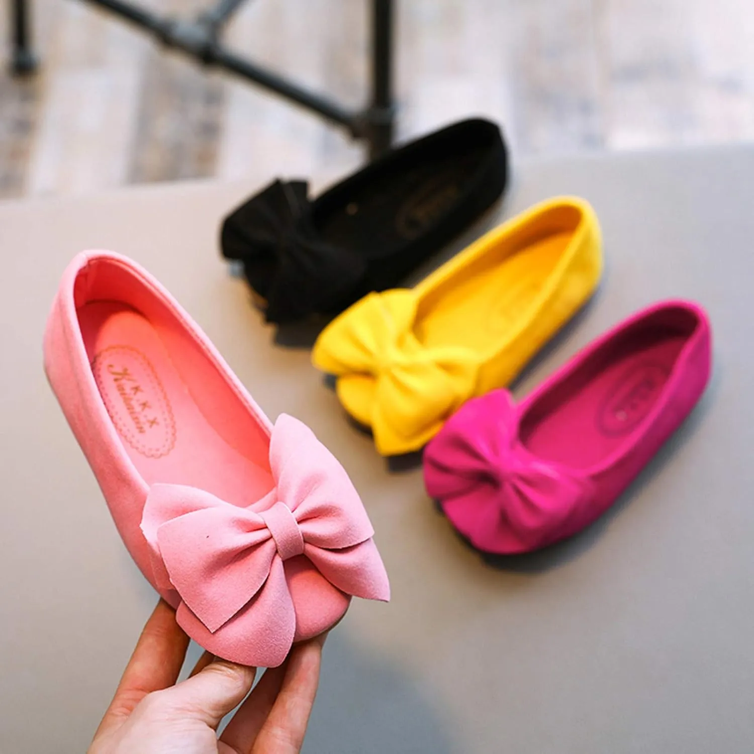 Toddler Dress Shoes Flower Girl Shoes for Weeding Baby Cute Mary Jane Shoes Ballet Flat for Shoes for Girls