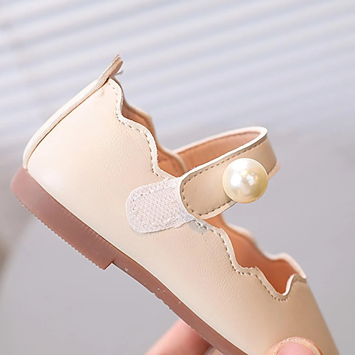 Toddler Flower Girls Dress Shoes, Mary Jane Ballet Flats for Party School Wedding Low Heels Baby Dress Shoes Girl