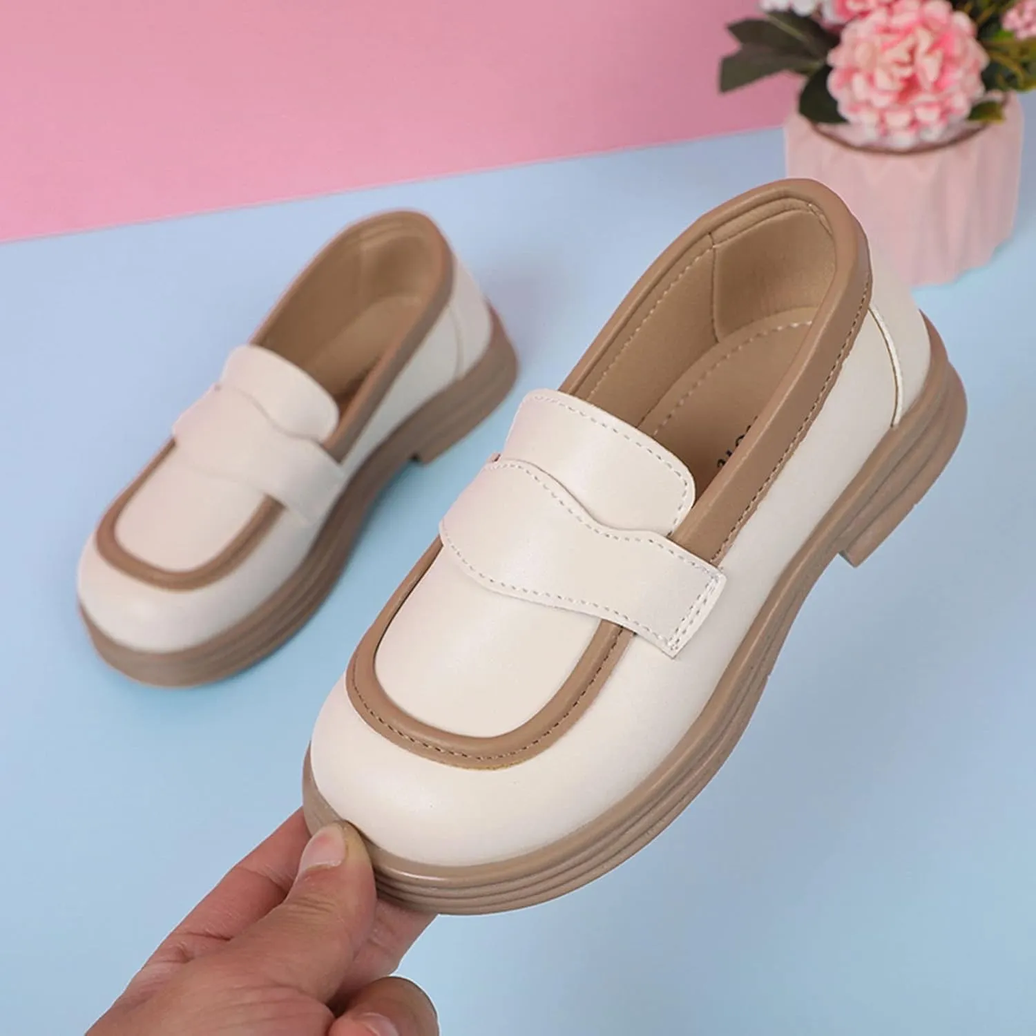 Uniform Shoes for Girls Dress Shoes Toddler Mary Jane Flat Back to School Party Wedding Shoes Toddler Girl Shoes