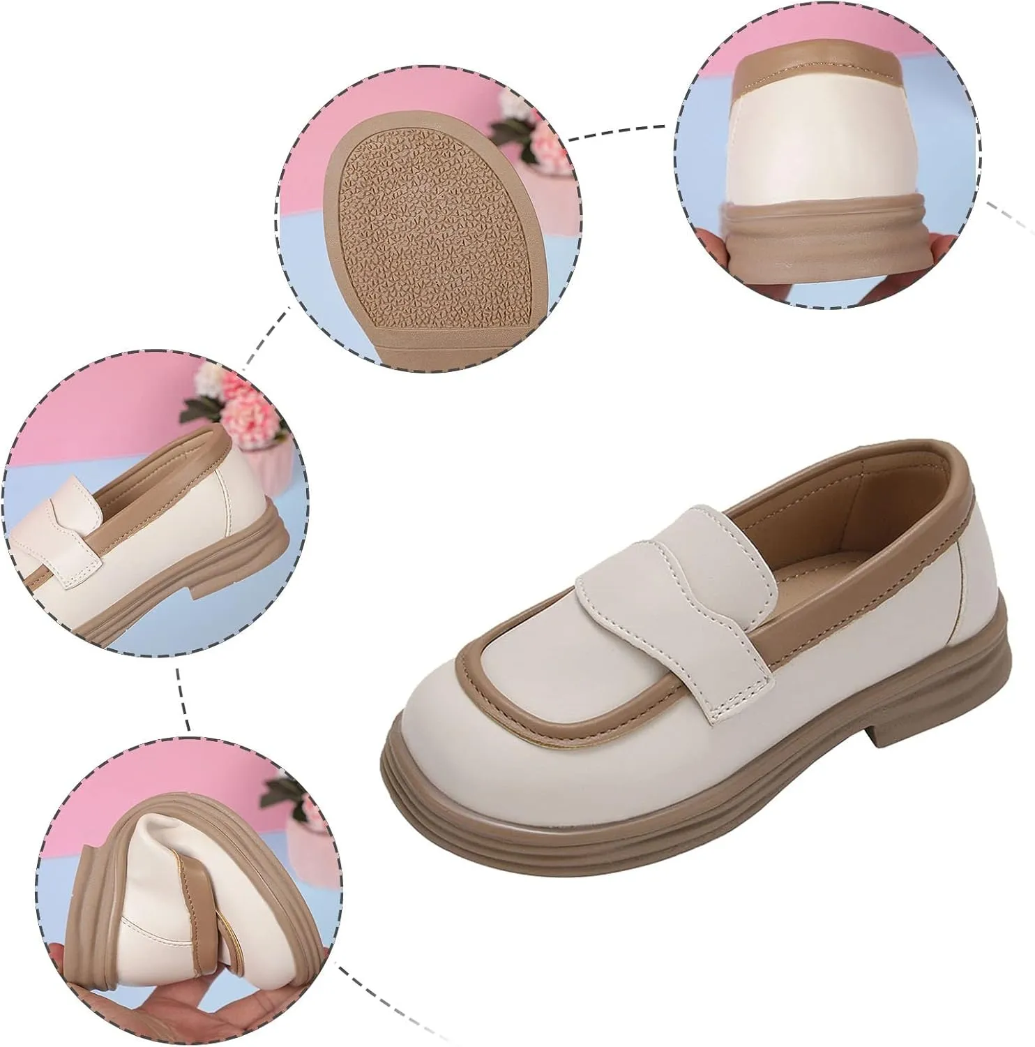 Uniform Shoes for Girls Dress Shoes Toddler Mary Jane Flat Back to School Party Wedding Shoes Toddler Girl Shoes