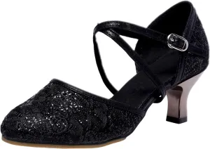 Women's Dance Sandals Color Fashion Sequins Prom Ballroom Latin Dance Shoes Sandals Colorful Sandals for Women
